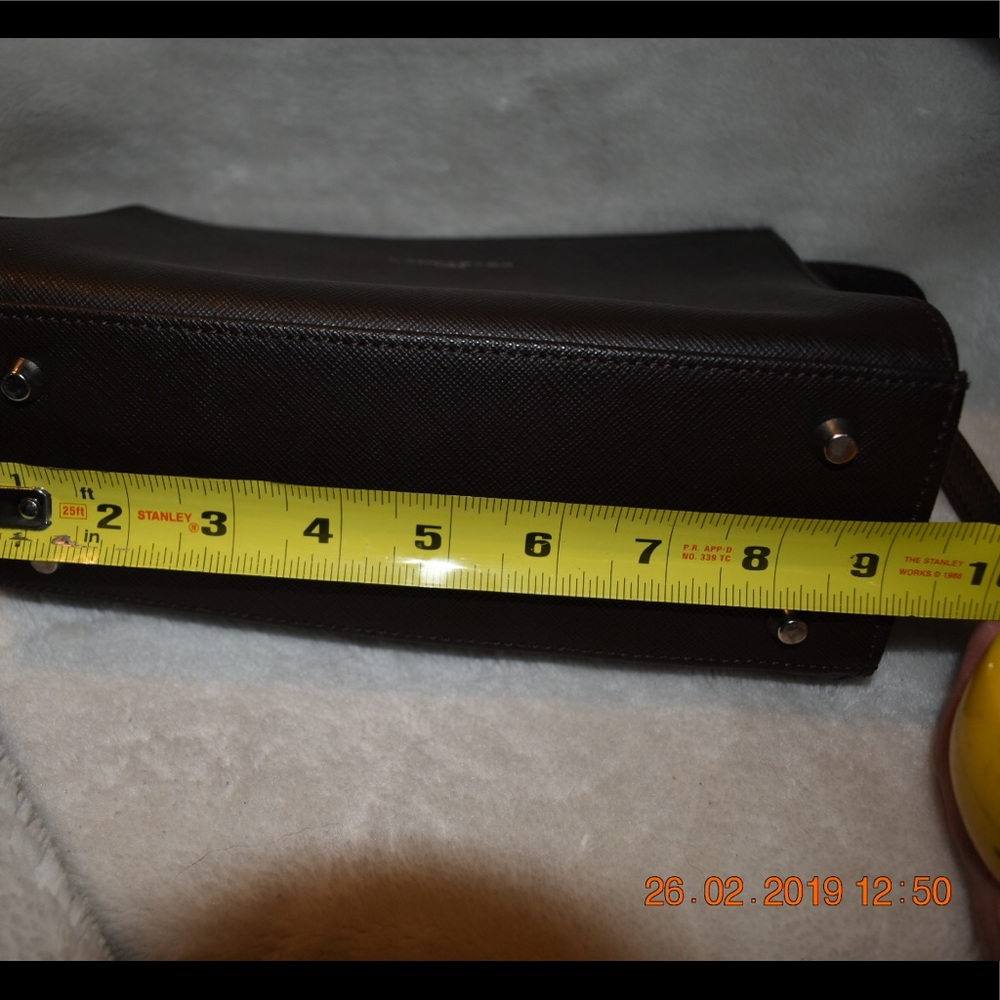 Lancaster Paris Purse in Brown Shoulder Strap EUC - Picture 5 of 8